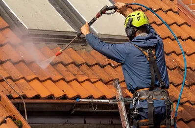 Démoussage et hydrofuge de toiture à Bléruais